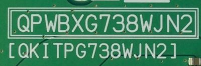 MAIN PARA ESMART TV SHARP 4K RESOLUCION (3840 x 2160) / NUMERO DE PÀRTE G738WE22 / QPWBXG738WJN2 / QKITPG738WJN2 / KG738FM / 2287F622 / 10062156 / PANEL PN-UH701 / PNUH701 / MODELO PN-UH701 - Imagen 3